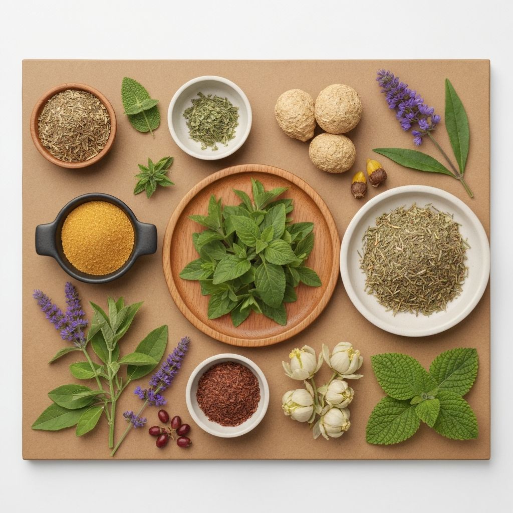 Traditional botanical herbs and plants